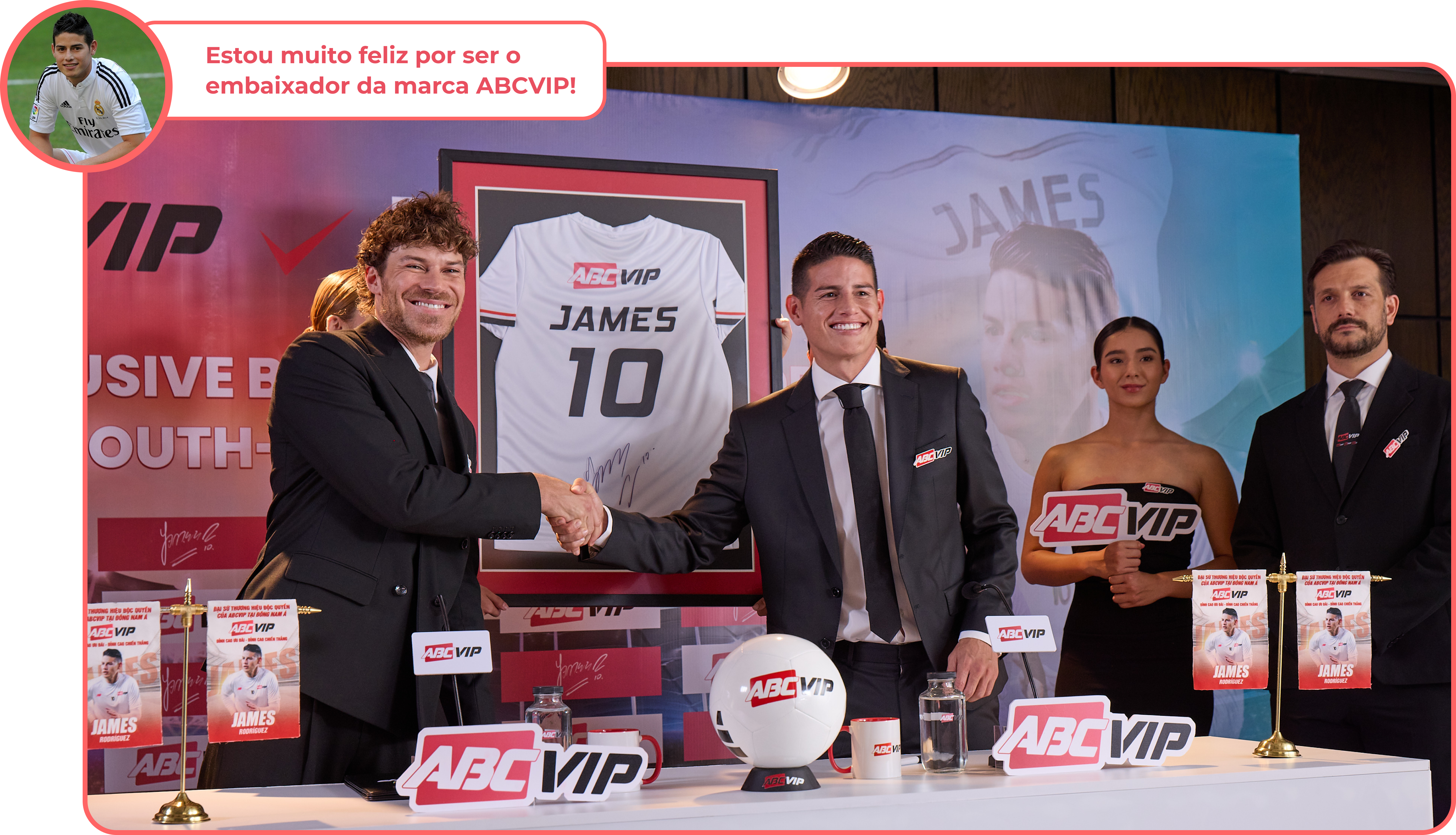 James Rodríguez e ABC VIP - Evento
